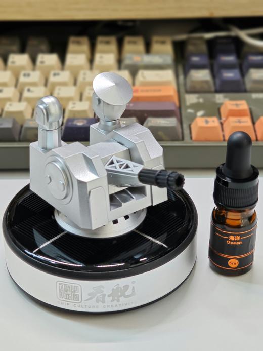 【中船文化 近防炮香薰摆件】遇光旋转・满车飘香 ds（zc） 商品图2