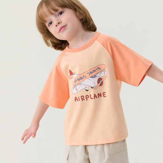 马克珍妮飞行日志男童插肩凉感T2026年夏装新款560316 商品图4