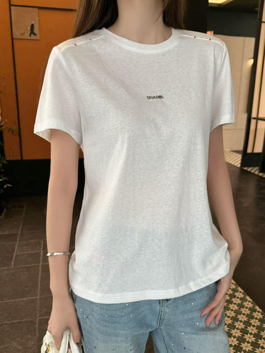 女款落肩logo短袖T恤ba025 商品图3