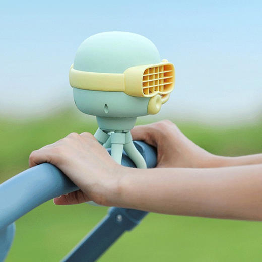 全新升级款【安全更耐用】章鱼宝宝婴儿车八爪鱼小风扇小型usb学生宿舍便携桌面迷你吹辅食 商品图1