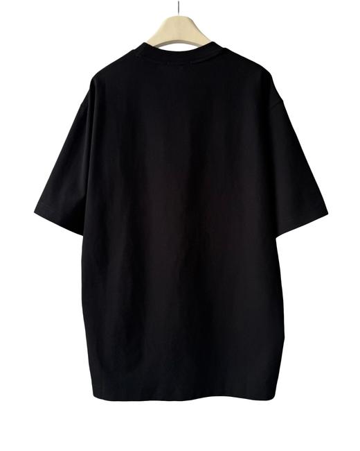 中性款珠地棉宽松印花短袖T恤he 商品图1