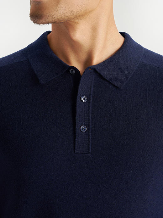 【轻织系列】可机洗翻领针织长袖毛衣247X0P728L 商品图5