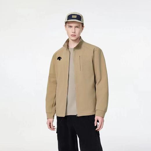 F0320132时尚户外休闲针织立领口袋激光冲孔防风防雨夹克外套 商品图1