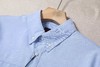 F0320139男士日常通勤胸前双口袋点缀印花刺绣衬衫上衣 商品缩略图3