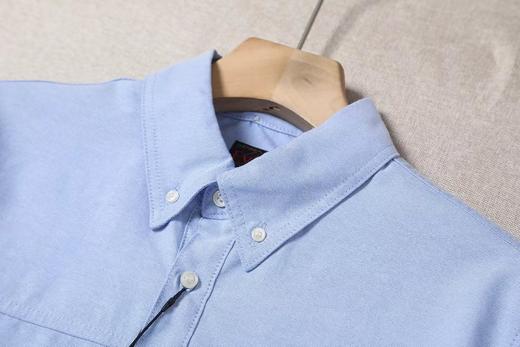 F0320139男士日常通勤胸前双口袋点缀印花刺绣衬衫上衣 商品图3