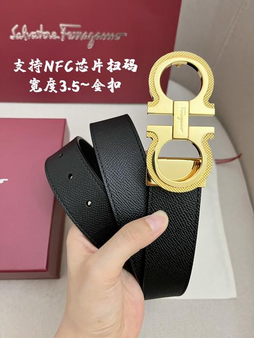 菲拉格慕. 扣头：（金/银 可选）新款纯钢扣 3.4cm（GD） 商品图0