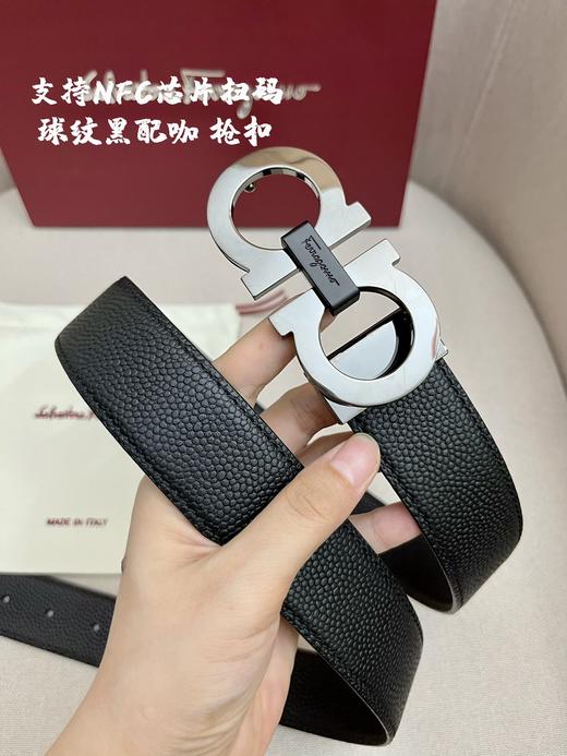 菲拉格慕. 扣头：（金/银 可选）新款纯钢扣 球纹 3.4cm（GD） 商品图8