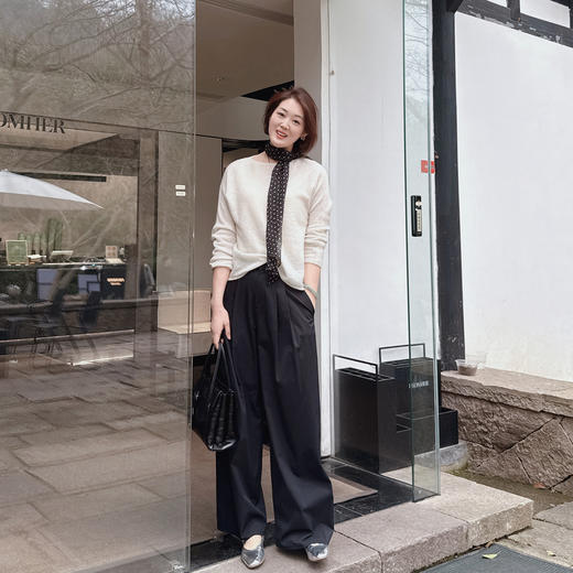 （真丝浮力）火桐hooton 桑蚕丝波点飘带丝巾 商品图2