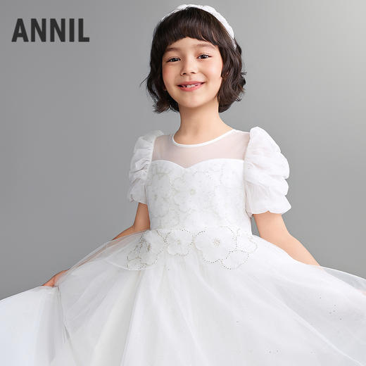 【实体店同款】女童礼裙夏季新款安奈儿童装AG623172 商品图1