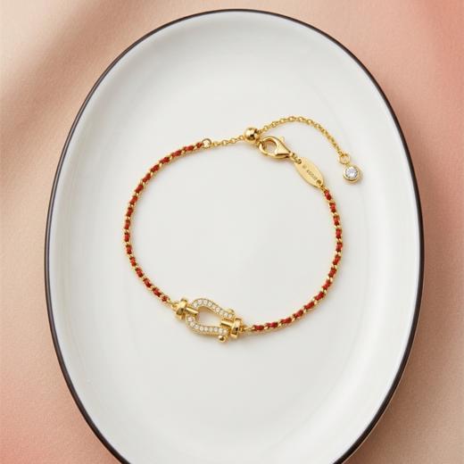 一马当先红绳 好运buff叠满~银镀金饰品 （非质量问题不退换）更多美图群内见 详询烧饼 银镀金珠宝 商品图4