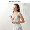 Livary Mio/里性粼粼性感真丝吊带睡衣女夏镂空V领家居服套装 商品缩略图2