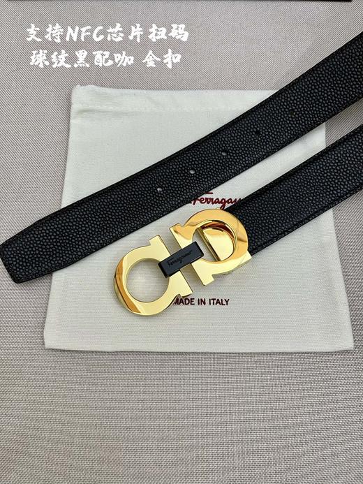 菲拉格慕. 扣头：（金/银 可选）新款纯钢扣 球纹 3.4cm（GD） 商品图4