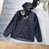 F032059春秋新款轻量软壳抓绒胸前简约小logo连帽冲锋衣外套 商品缩略图2