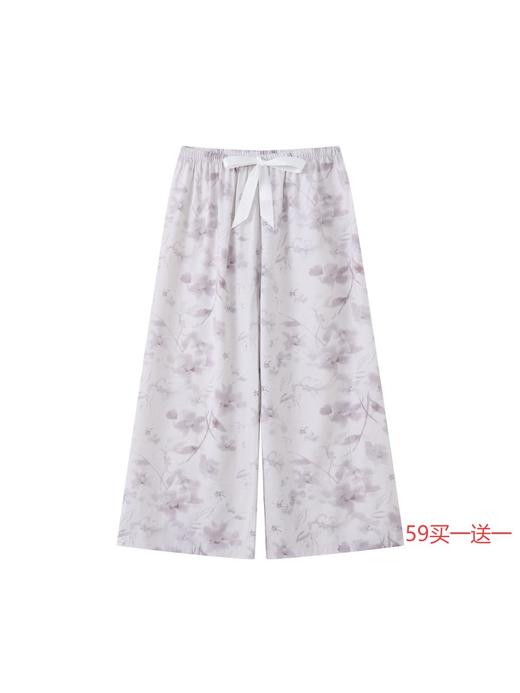 【第二件 0 元｜ 满2件 5 折】【秀黛】女休闲印花单裤女士夏季绵绸休闲裤W2553151T【门店同款】 商品图4