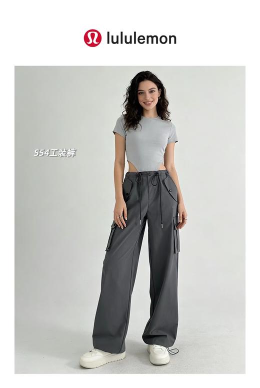 F032050春夏新款时尚简洁百搭防晒速干工装宽松版型长裤 商品图8