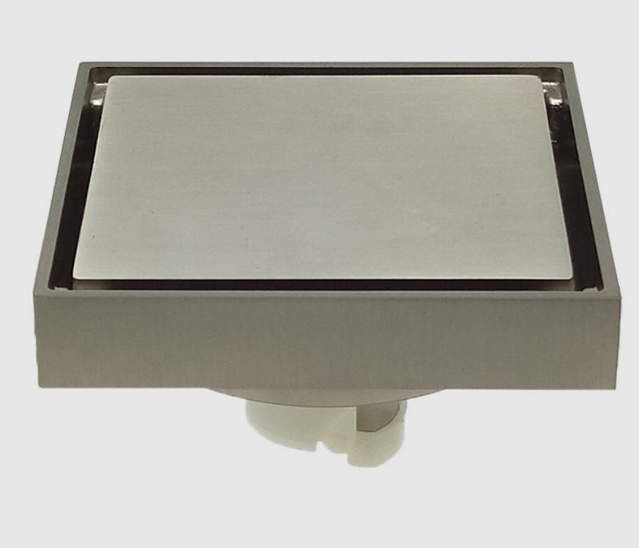 安居良品铜质防臭地漏-方隐 CD-07