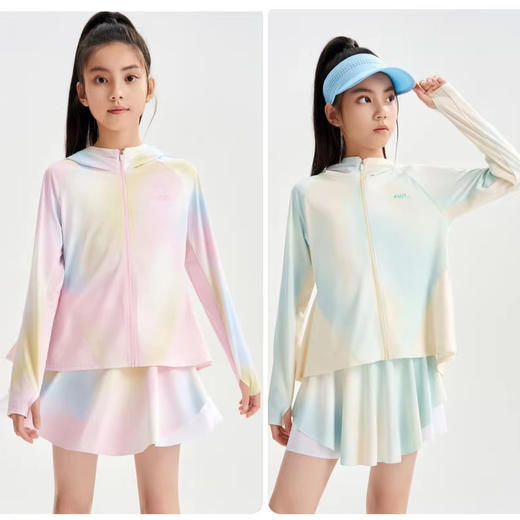 funactive女童防晒衣外套夏季轻薄凉感冰丝儿童皮肤衣F1GW10273 商品图0