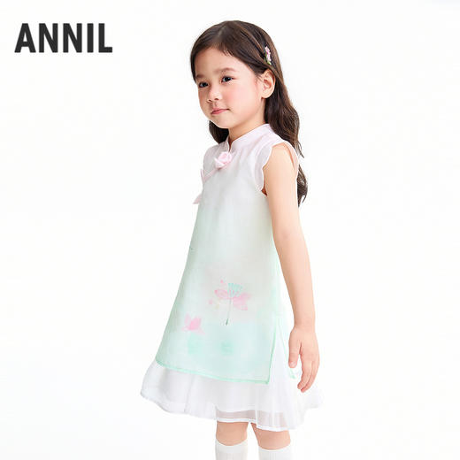 【实体店同款】女童礼裙夏季新款安奈儿童装XG623106 商品图2