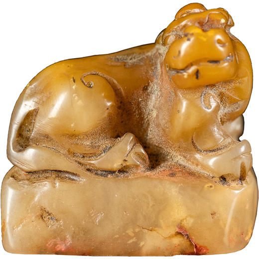 清	寿山石瑞兽钮随形印章 商品图5