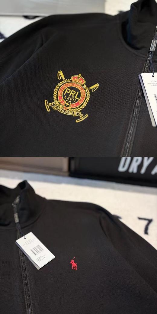 F032026春季新款男女同款休闲百搭半高领拉链纯棉毛圈开衫 商品图6