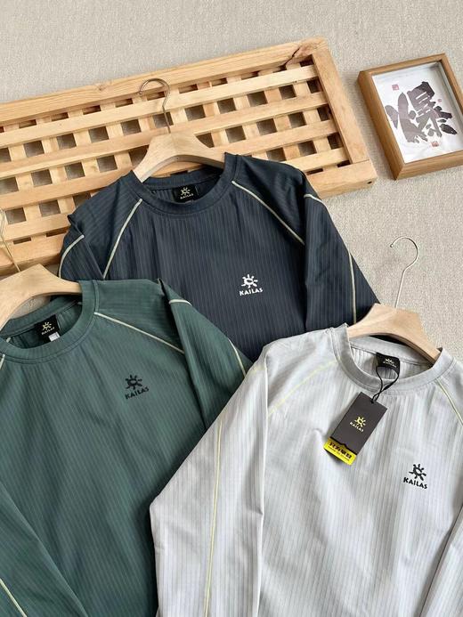 F032069春季新款男女同款立体剪裁休闲运动长袖圆领卫衣T恤 商品图1