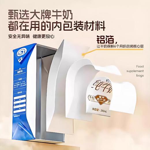 时岛抗菌铝箔密封保鲜袋；食品级铝箔材质，隔氧避光，抗菌保鲜，
双层拉链密封设计，收纳分装/食材零食保鲜；可循环使用 商品图1