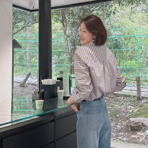 （稀缺ED同源）火桐hooton 2026春季新款格子长袖衬衫 商品图5