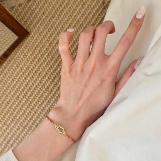 一马当先红绳 好运buff叠满~银镀金饰品 （非质量问题不退换）更多美图群内见 详询烧饼 银镀金珠宝 商品图5