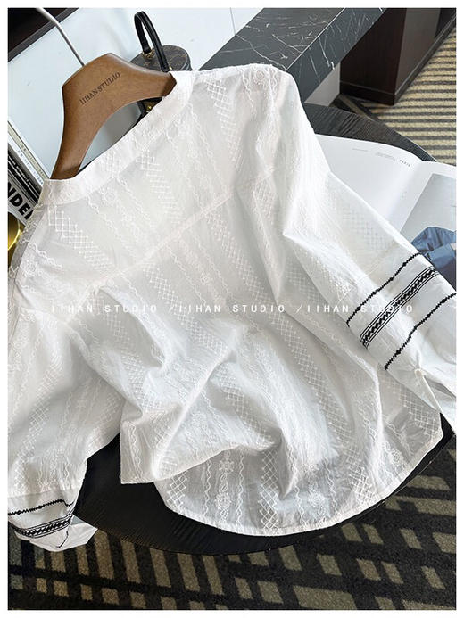 YAW61093灯笼袖衬衫 商品图8