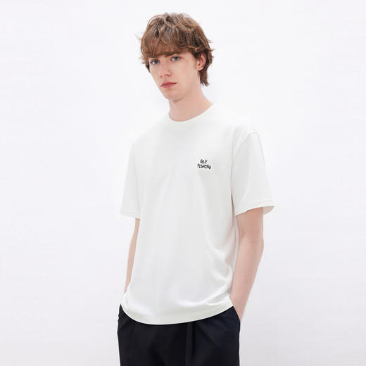 gxg.jeans男装 后背趣味印花潮流宽松圆领短袖T恤男生 25夏季热卖 商品图2