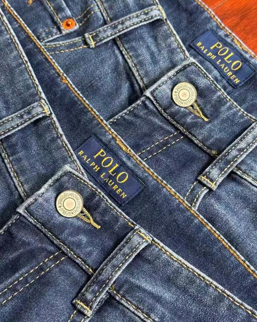 F032068休闲百搭宽松日常通勤复古重工水洗深色牛仔裤 商品图10