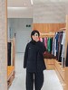 F032035女孩美式运动宽松多口袋连帽中长款梭织格子带帽防风防水冲锋衣 商品缩略图7