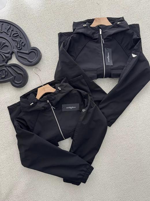 F0320110随意穿搭都好看简约时尚通勤防风纯色拉链夹克外套男款 商品图1