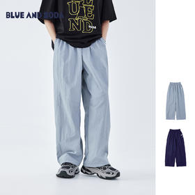 蓝汽水2026夏季新款男童网眼透气青少年户外山系轻薄登山防蚊长裤