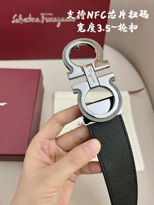 菲拉格慕. 扣头：（金/银 可选）新款纯钢扣 3.4cm（GD） 商品图5