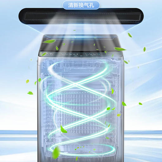 海尔波轮洗衣机全自动 10kg大容量家用一级能效六维减震超净洗 XQB100-M10P0 波轮 商品图0