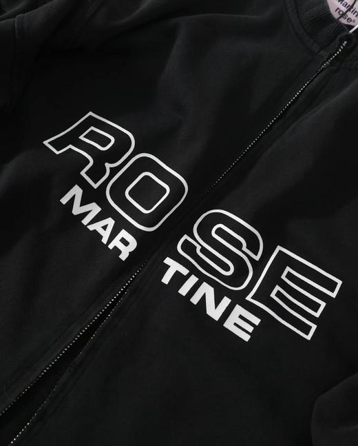 F032031字母标语不规则解构拼接重磅水洗做旧双拉链夹克外套 商品图2