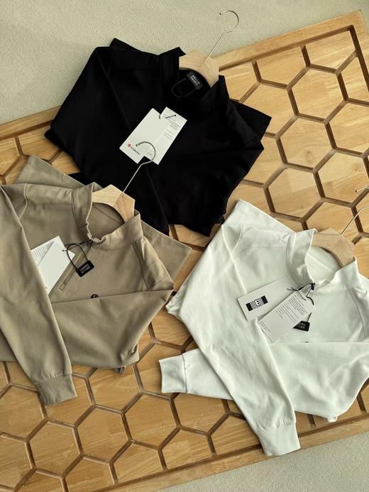 F032070日常通勤拉链长袖设计快干吸湿男士运动休闲卫衣 商品图3