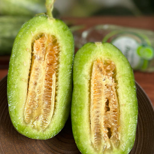 脆蜜18甜瓜#皮薄肉嫩弹指碎，汁水丰盈甜度15+，新品尝鲜，顺丰现摘现发 商品图1