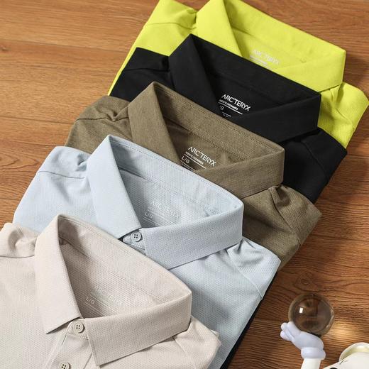 F0320135新款轻薄透气硅胶logo氨棉凉爽舒适短袖Polo衫 商品图2