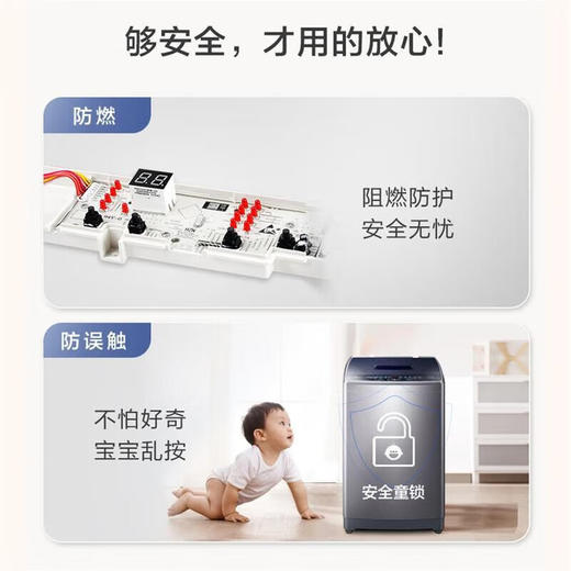 海尔（Haier）波轮洗衣机家用8公斤全自动租房用内衣洗脱一体 XQB80-M308 商品图4