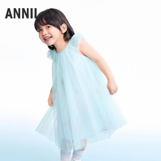 【实体店同款】女童无袖连衣裙夏季新款安奈儿童装XG623108 商品图2