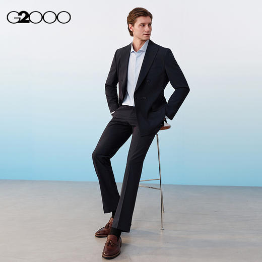 G2000男装SS26商场新款【三防科技/防静电/多面弹】商务通勤西裤61153051 商品图3