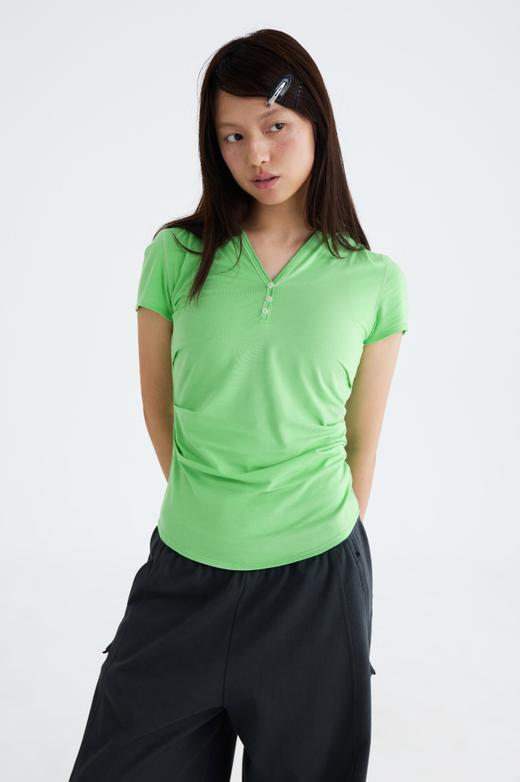 CryingCenter 兰精莫代漩涡连帽紧身褶皱上衣 哭喊中心 商品图3