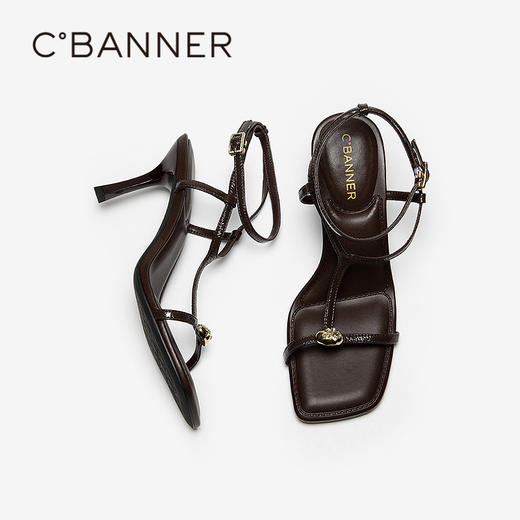 【上新】【静音系列】千百度细高跟时装凉鞋女2026夏季新款凉鞋A26381231 商品图4