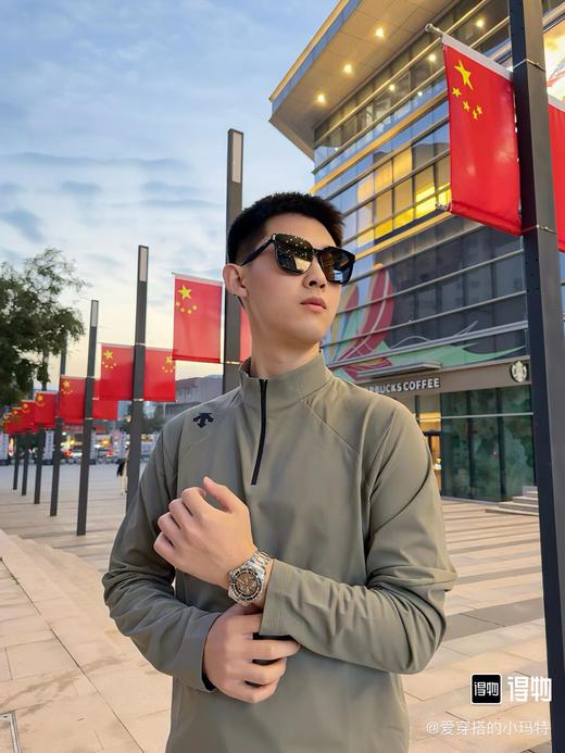 F0320108兼顾运动灵活与日常穿搭男士长袖半拉链贴身保暖针织衫 商品图11