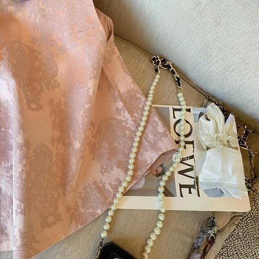 【15天内发出】新中式印花斜襟盘扣粉色国风马甲 春夏洋气复古无袖上衣 商品图3