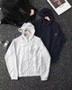 F032060华夫格连帽开衫外套情侣款刺绣logo透气保暖舒适简约夹克 商品缩略图1