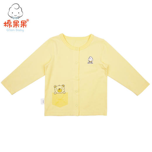 棉果果59元任选2件秋冬季男童女童多款上衣、裤子有机棉纱空气层铺棉夹棉T恤裤子19034、19035、19634 商品图2