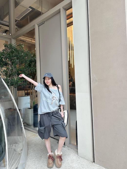 MAR* 26Ss春夏新款 斜开肩短袖T恤（MM） 商品图3